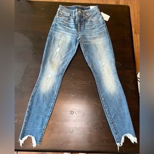 Lucky Brand Ava Skinny Ankle Distressed jeans 0/25